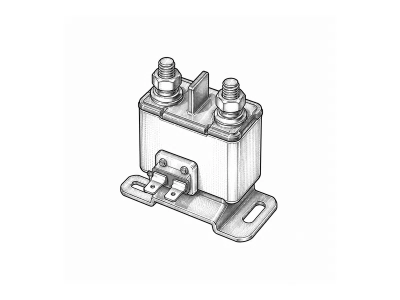 Technische Illustration zum Themenbereich Starter / Elektrik