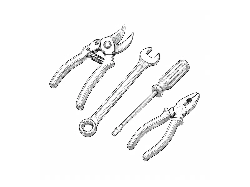 Technische Illustration zum Themenbereich Zündkerzen / Motorservice
