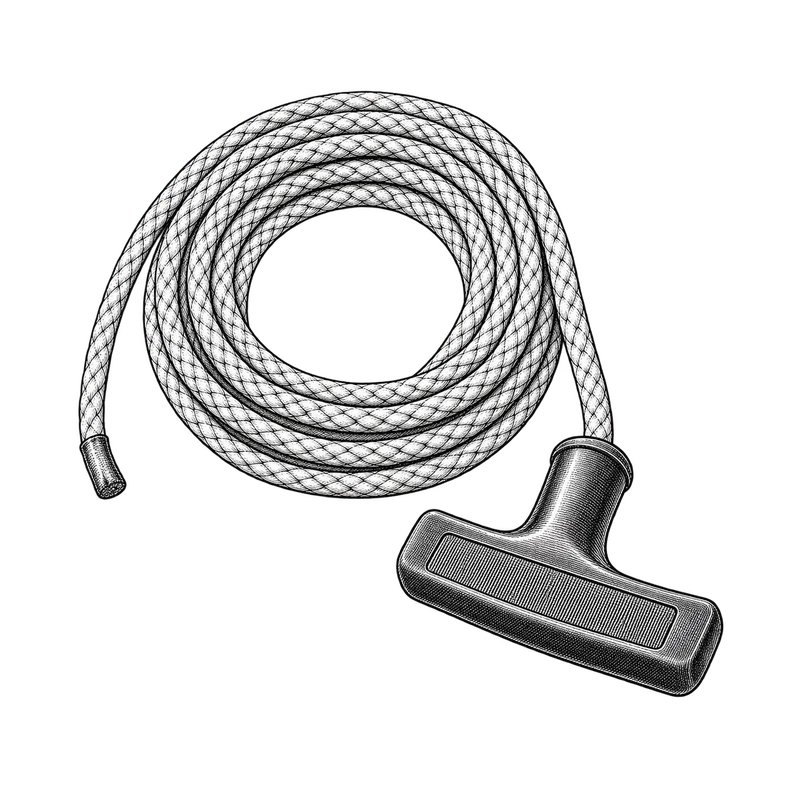 Technische Strichzeichnung zum Bauteiltyp: Anwerfseil MTD 2,8 mm 1m Art. 3051-U1-0010-MT-1M (Achtung: Art. als